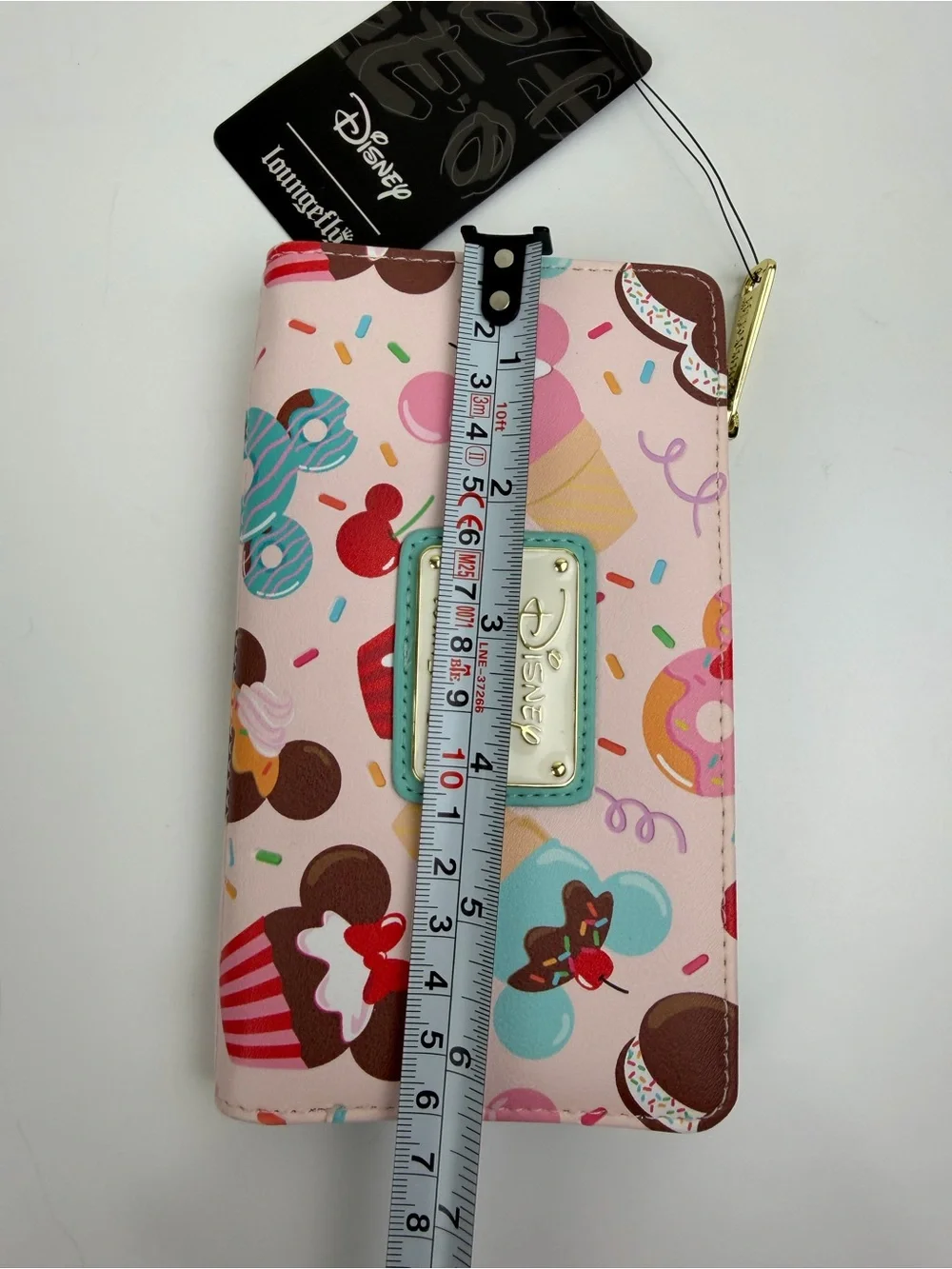 Disney Loungefly Mickey & Minnie Sweet Treats Zip Around Wallet NWT